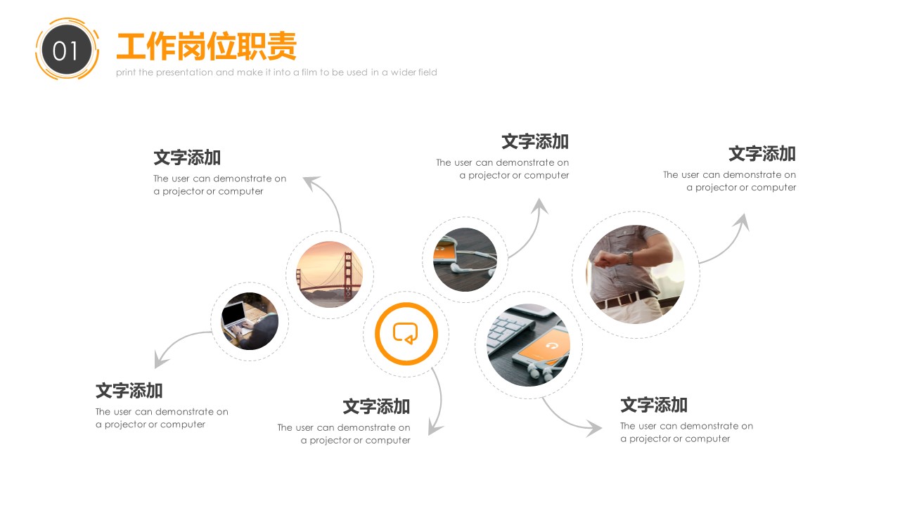 商务.述职报告2182的PPT模板-6/30