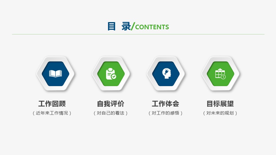 商务.述职报告2218的PPT模板-2/35