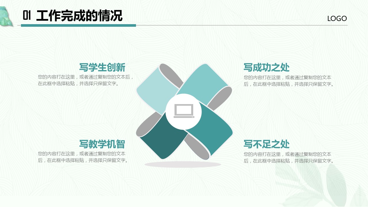 商务.述职报告2230的PPT模板-4/25