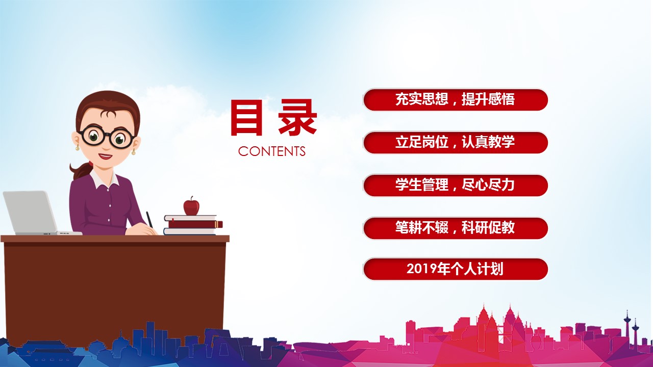 商务.述职报告2235的PPT模板-2/31