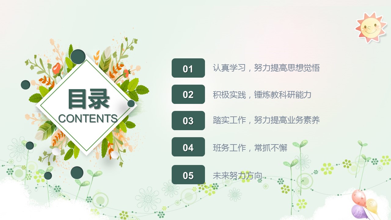商务.述职报告2242的PPT模板-3/34