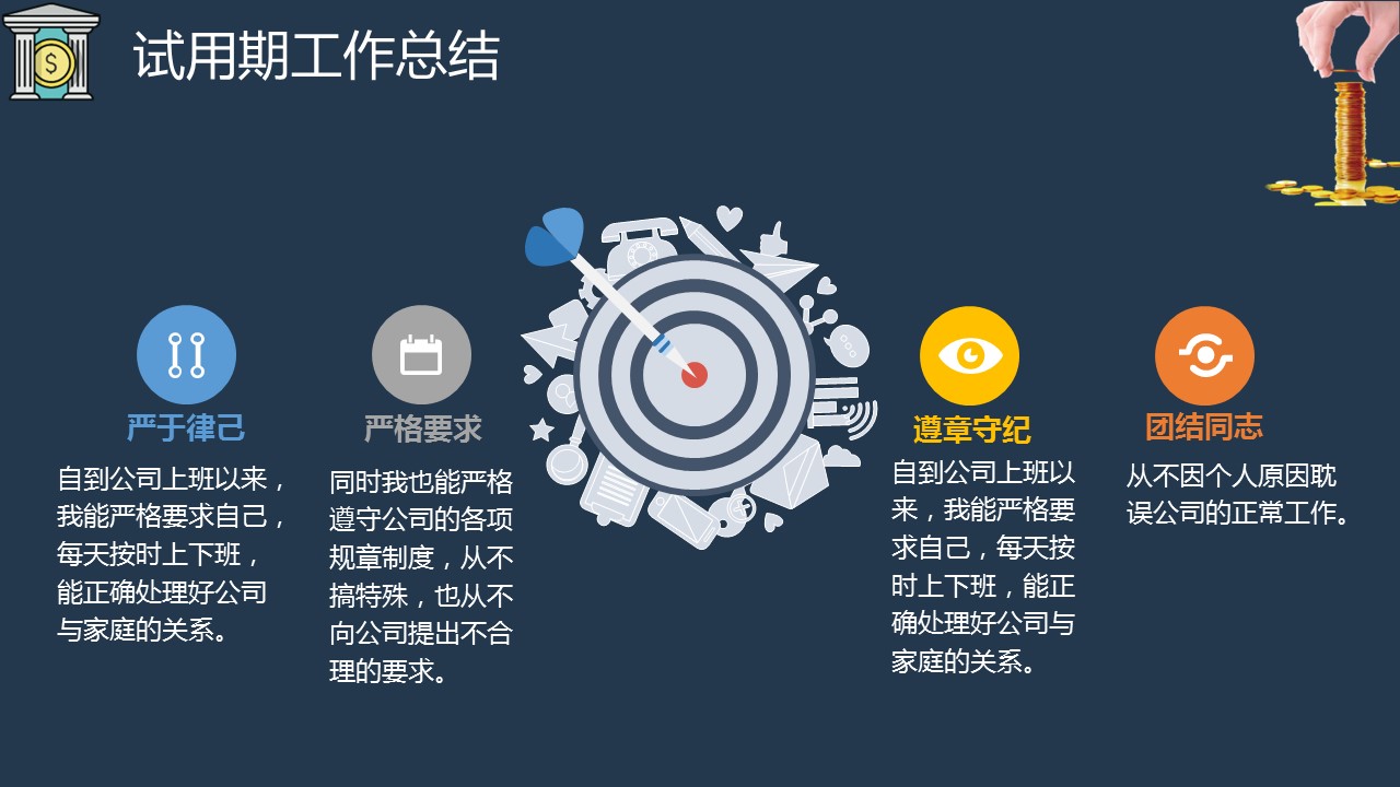 商务.述职报告2271的PPT模板-5/22