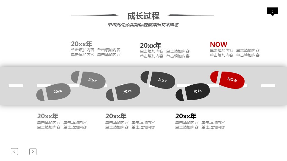 商务.述职报告2284的PPT模板-5/35