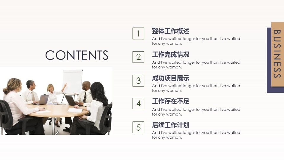商务.述职报告2296的PPT模板-2/32