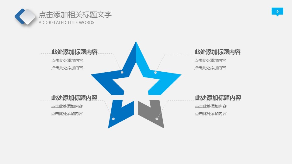 商务.述职报告2299的PPT模板-9/28