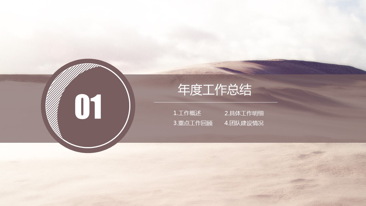 商务.述职报告2339的PPT模板-4/45
