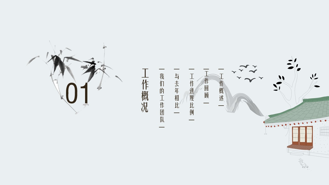 商务.述职报告2340的PPT模板-3/30