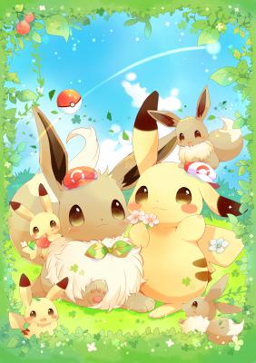 神奇宝贝精灵宝可梦皮卡丘2K4K8K高清卡皮丘竖版A-1K到6K图的作品-竖版A 87