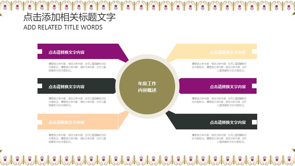 商务.Z178 复古典传统服饰花纹中国风文艺术报告总结汇报 少数民族风PPT模板.PPT模板.7的PPT模板-8/29
