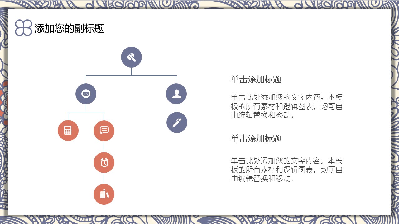 商务.Z178 复古典传统服饰花纹中国风文艺术报告总结汇报 少数民族风PPT模板.PPT模板.8的PPT模板-8/32