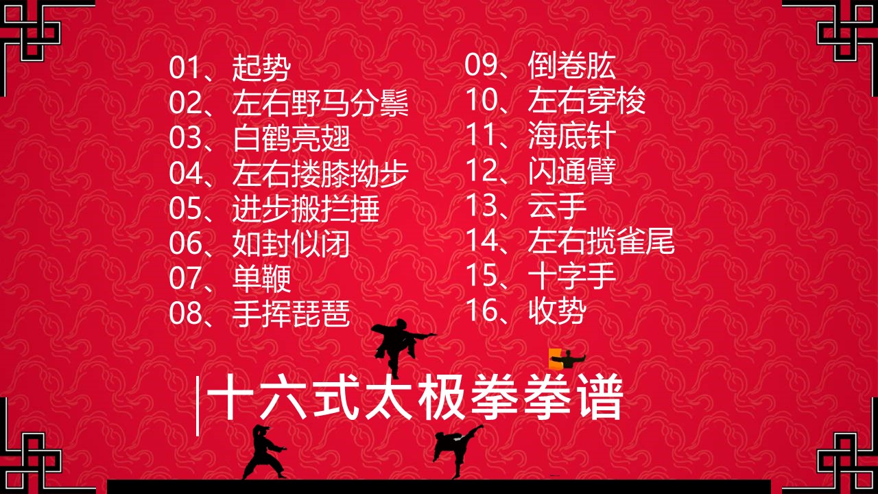 详情描述用 中国风更新版模板.117 中国太极和古典舞的PPT模板-5/17