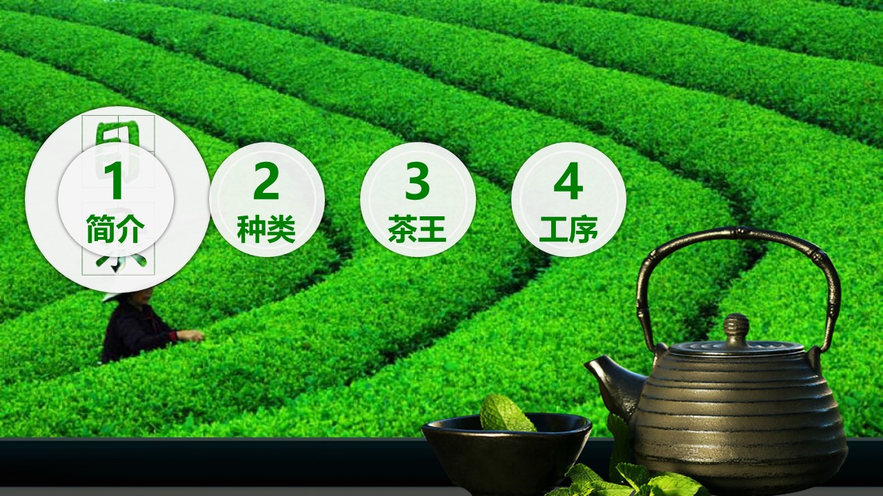 详情描述用 中国风更新版模板.122 中国茶艺的PPT模板-2/12