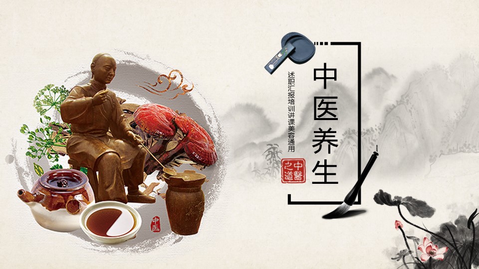 中药医学PPT（二选一）.B197-中药医学PPT.PPT文件及预览图.104的PPT模板-1/29