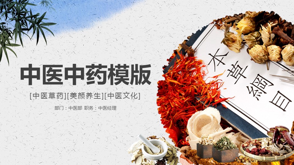 中药医学PPT（二选一）.B197-中药医学PPT.PPT文件及预览图.53的PPT模板-1/30