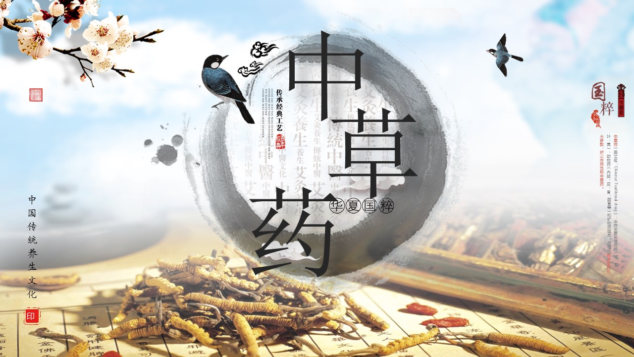 中药医学PPT（二选一）.B197-中药医学PPT.PPT文件及预览图.58的PPT模板-1/30