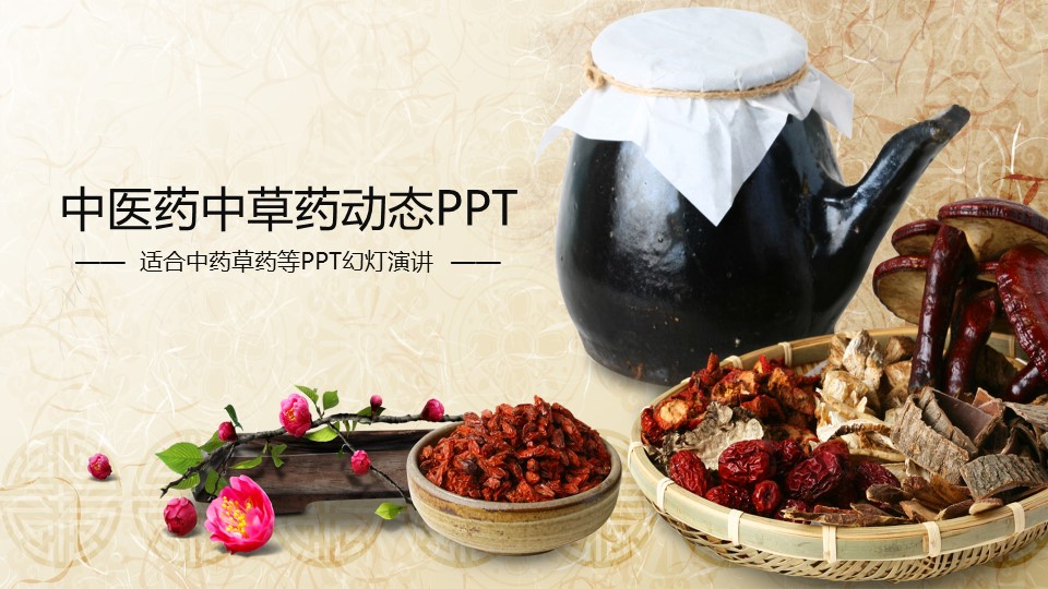 中药医学PPT（二选一）.B197-中药医学PPT.PPT文件及预览图.92的PPT模板-1/27
