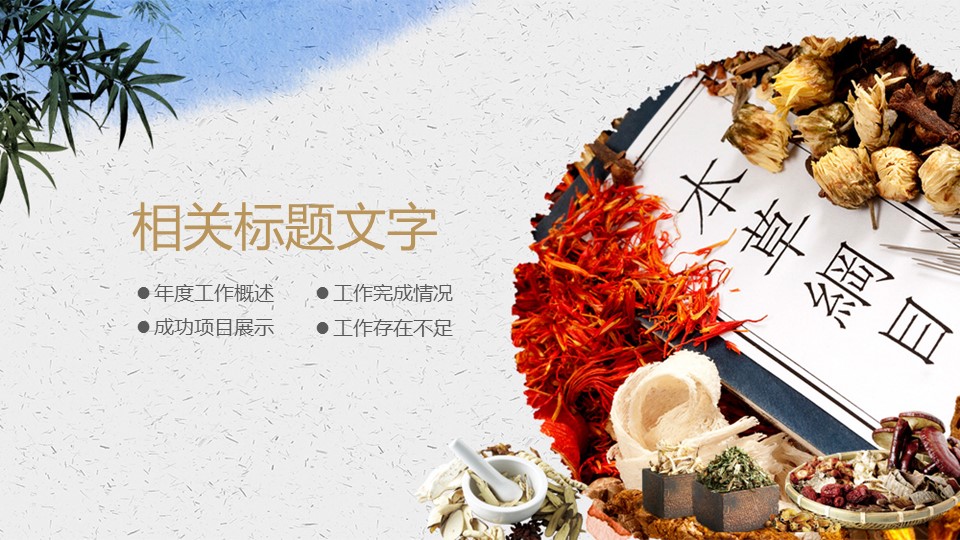 中药医学PPT（二选一）.B197-中药医学PPT.页面描述文件.17的PPT模板-3/30