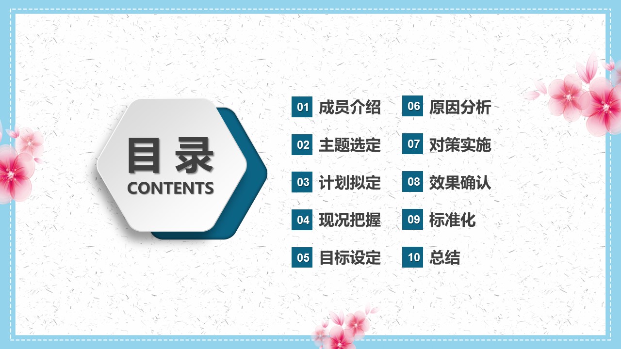 扁平化.B136——品管圈PPT模板—图文.品管圈PPT模板（解压版）.品管圈PPT模板—22的PPT模板-2/41