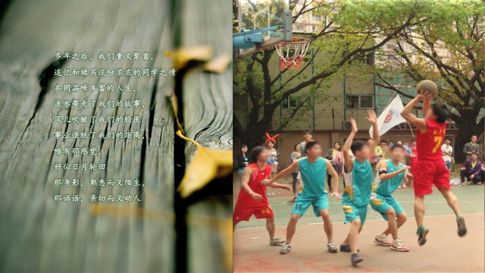 怀旧青春同学会PPT合集.H001青春同学会PPT-002的PPT模板-6/25