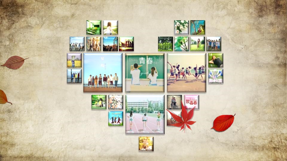 怀旧青春同学会PPT合集.H001青春同学会PPT-006的PPT模板-6/21