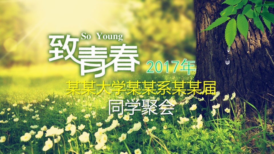 同学会.02-动态同学聚会模板.同学聚会-.PPT模板.青春同学聚会模板 32的PPT模板-1/27