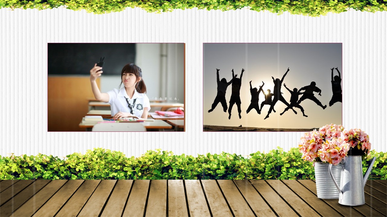 同学会.03-毕业季相册PPT模板.青春毕业季模板47款（一）.A 17的PPT模板-10/21