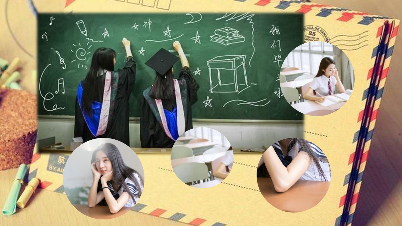 同学会.03-毕业季相册PPT模板.青春毕业季模板47款（一）.A 3的PPT模板-9/30