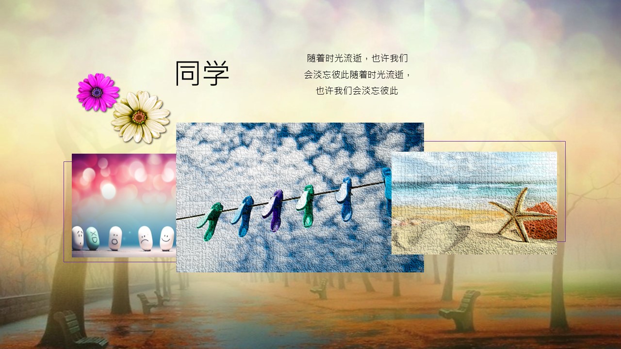 同学会.03-毕业季相册PPT模板.青春毕业季模板55款（二）.B 11的PPT模板-9/24