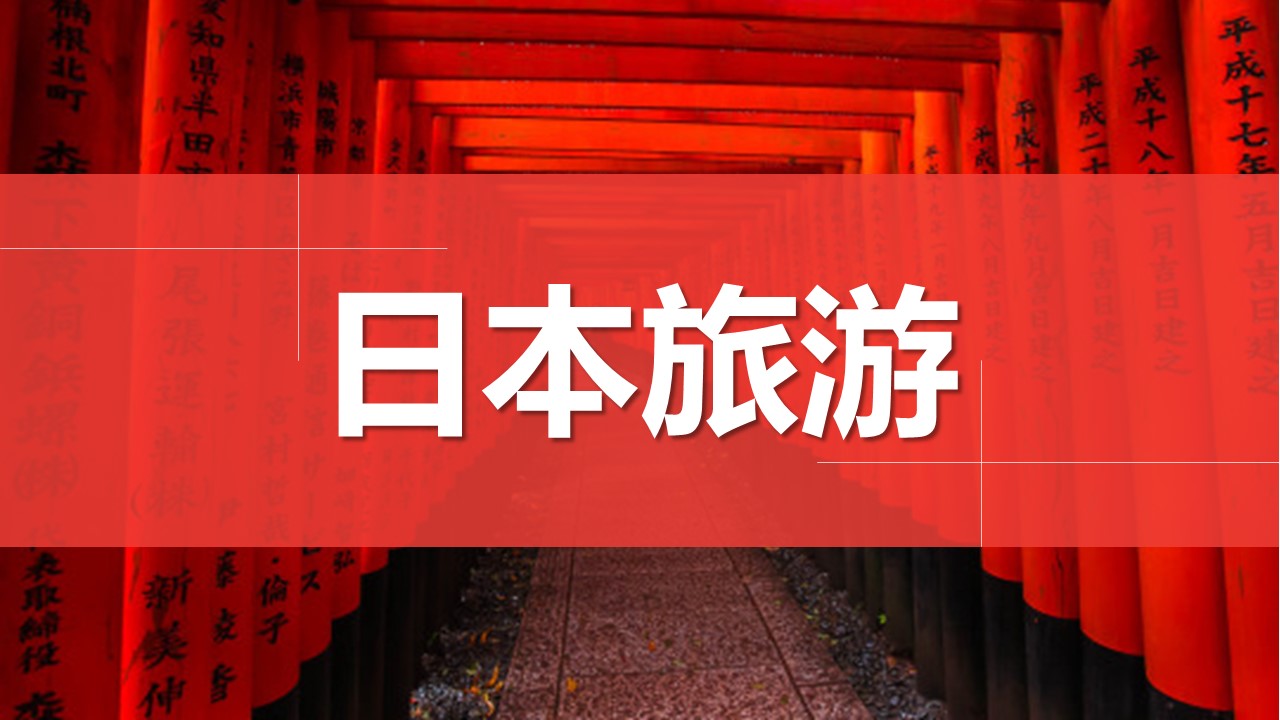 旅游相册.18M的PPT模板-1/27