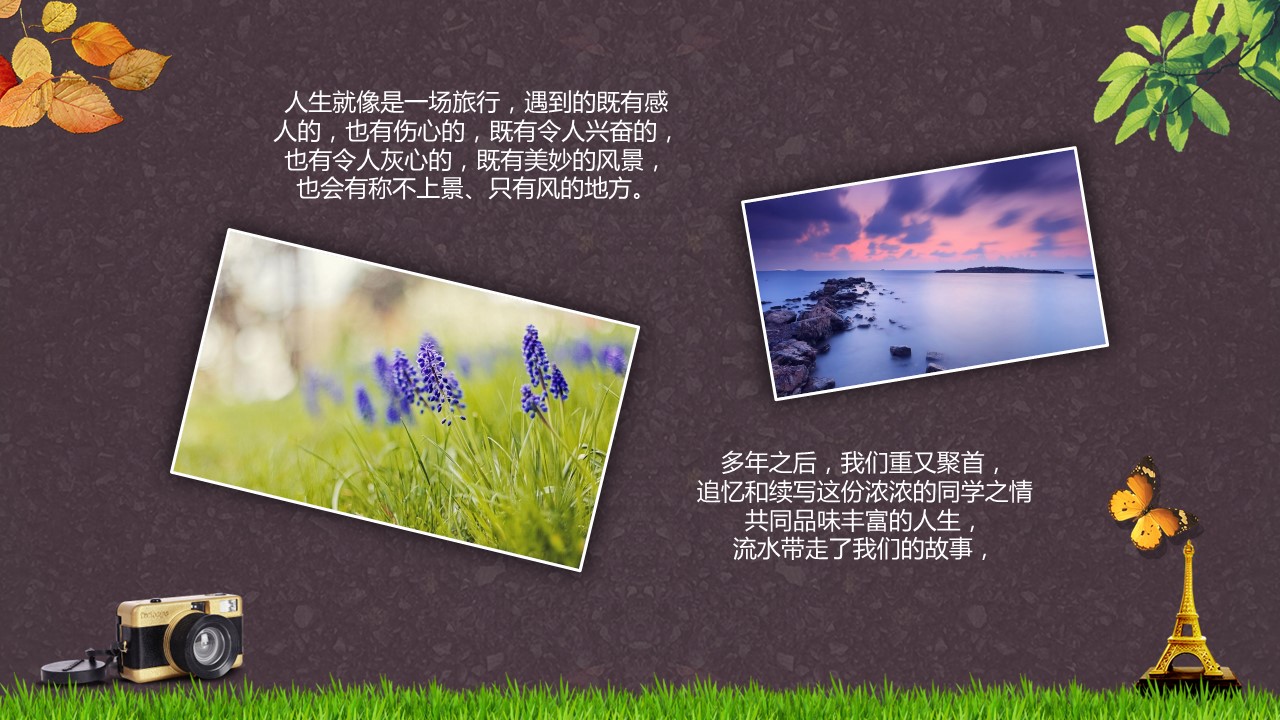 旅游相册.45M的PPT模板-8/25
