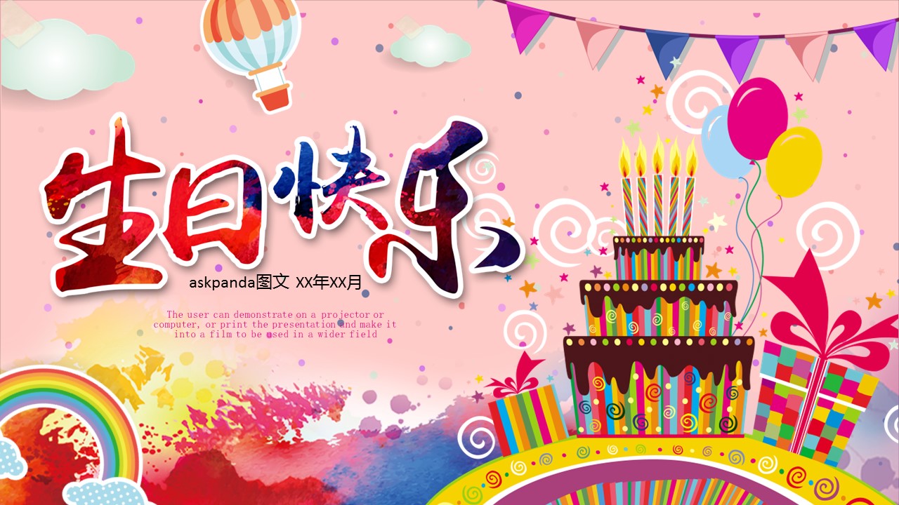 其他.生日快乐PPT模版.生日PPT模版—3的PPT模板-1/23