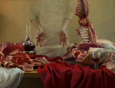 其他.哈苏大师获奖作品集.2021.专家评审团.Katerina Belkina.Repast,_2015_–_2016的摄影作品-katerinabelkina-katerina-belkina-the-dinner-2016