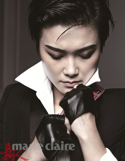李宇春的写真-李宇春登《嘉人》封面