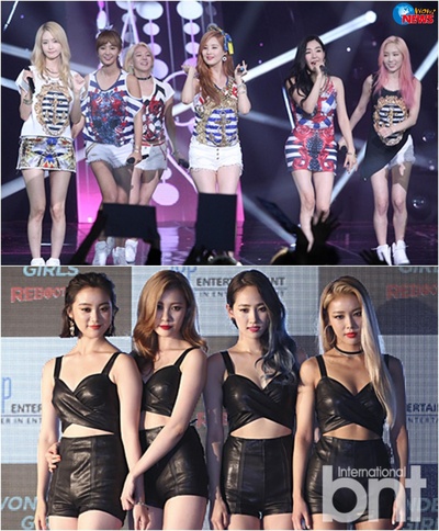 wonder girls的写真-少女时代&wonder  girls 魅力回归
