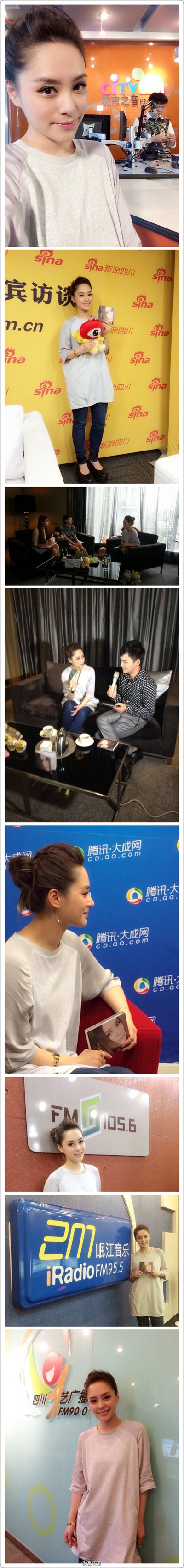钟欣潼的写真-@钟欣潼:今天的工作终於完成了