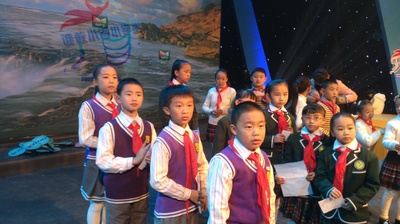 王潇的写真-三(5)班王潇阳同学代表金康园小学参加云南电视台