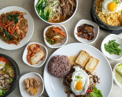 蔬菜的图片-餐厅韩国什锦食品