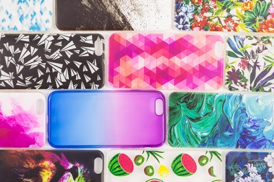 电话机箱的图片-彩色iPhone 6手机套