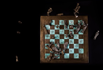 玩具的图片-落棋盘