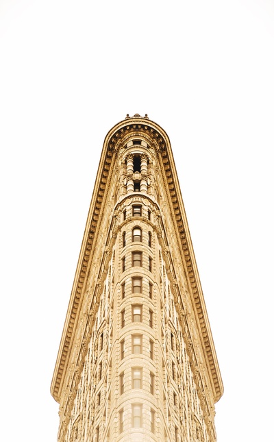 纽约的图片-纽约熨斗大厦