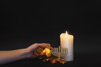 假日的图片-光明节黄金节
