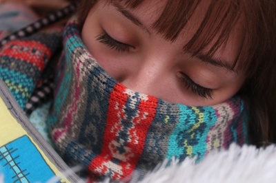 那种舒适的感觉的图片-女人睡觉