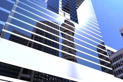 建筑的图片-镜墙建筑的建筑摄影