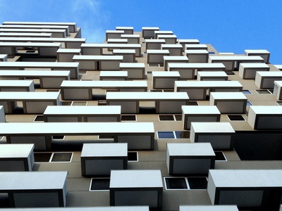 建筑的图片-建筑低角度摄影