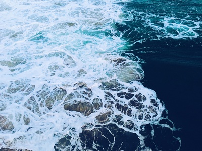 水的图片-海上泡沫关闭