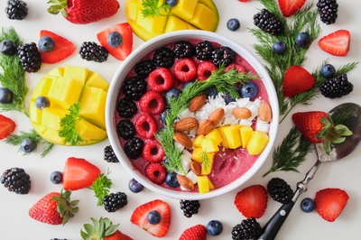 素食生活的图片-食物甜点俯视图