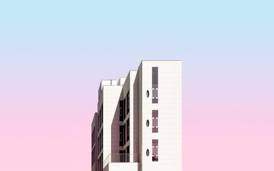 建筑学的图片-白色和粉红色混凝土建筑