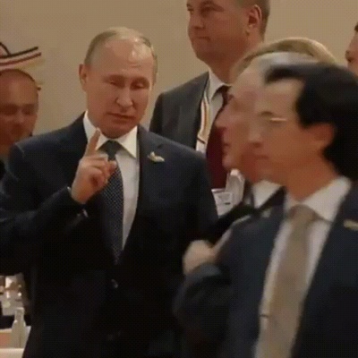 普京的gif-putin merkel GIF