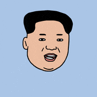 金正恩的gif-north korea yes GIF by Sherchle