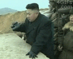 金正恩的gif-kim jong un bombs GIF
